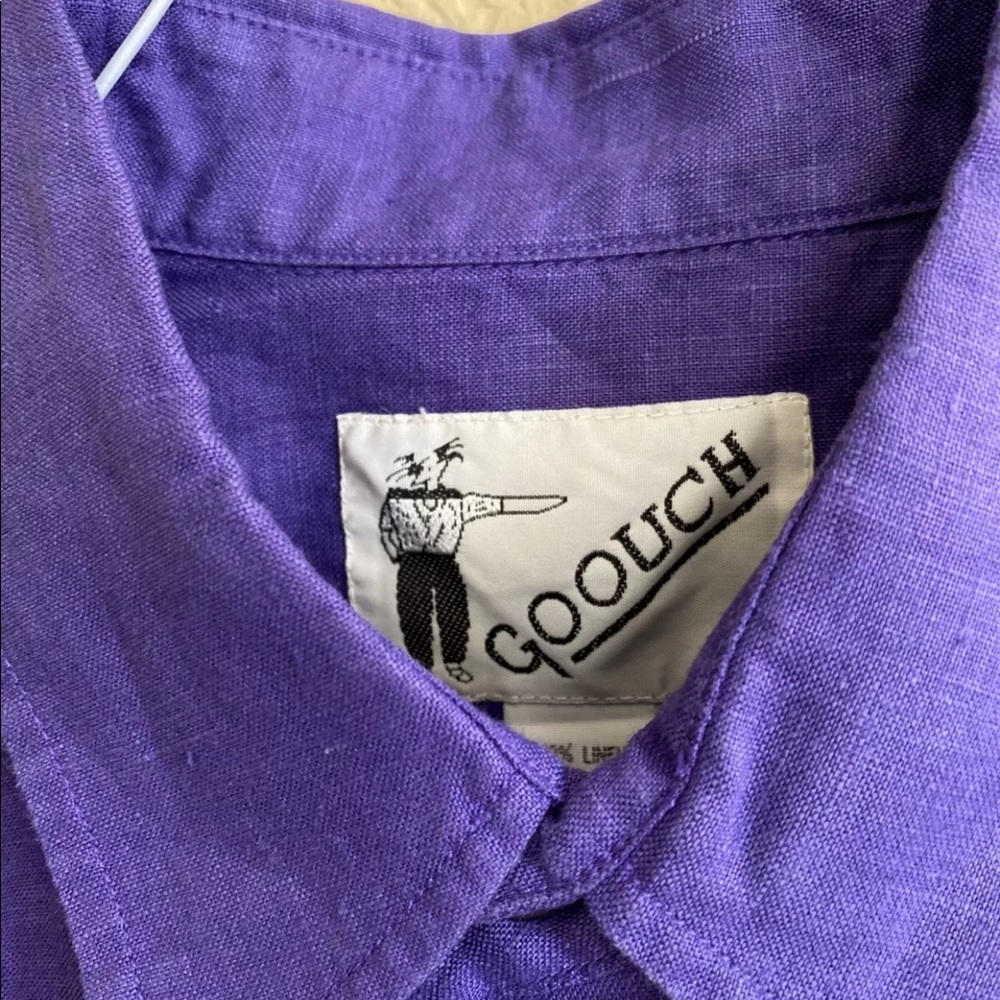 Goouch Men’s Button Up Long Sleeve Shirt - Picture 5 of 5